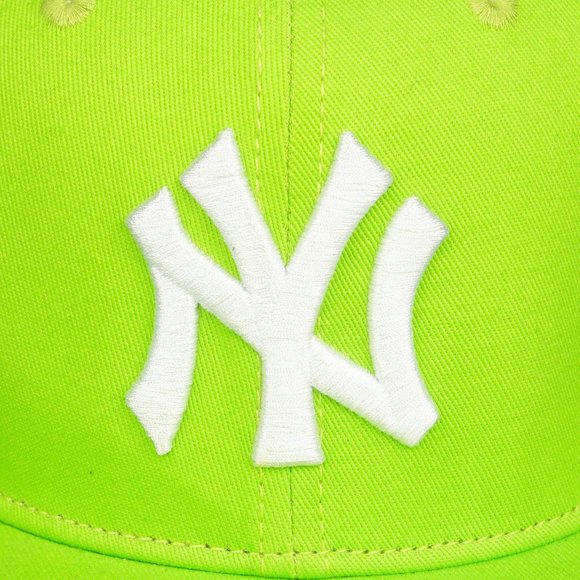 Pro Standard New York Yankees Subway Series Snapback Hat in Lime Green - Picture 6 of 12